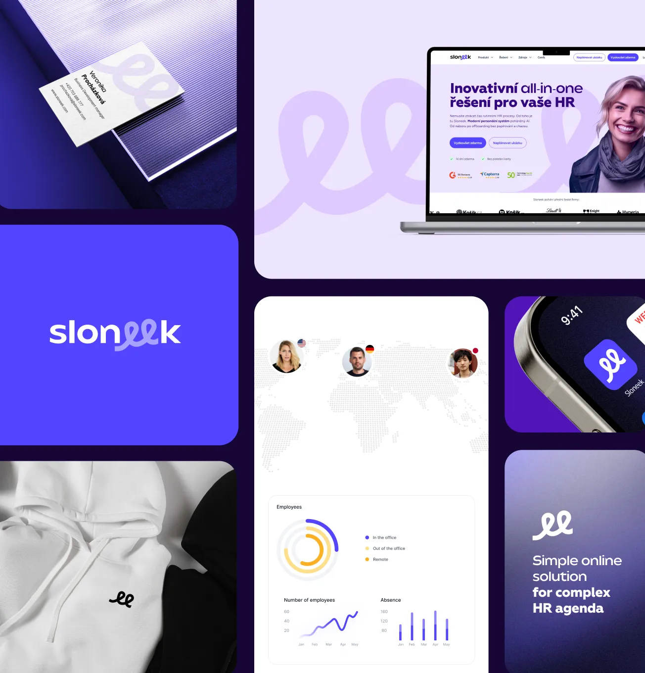 Reference Sloneek – Branding / Webdesign